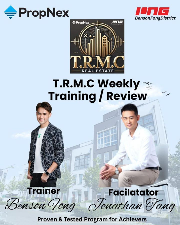 T.R.M.C Weekly Training and Review — Trainer Benson Fong, Facilitator Jonathan Tang